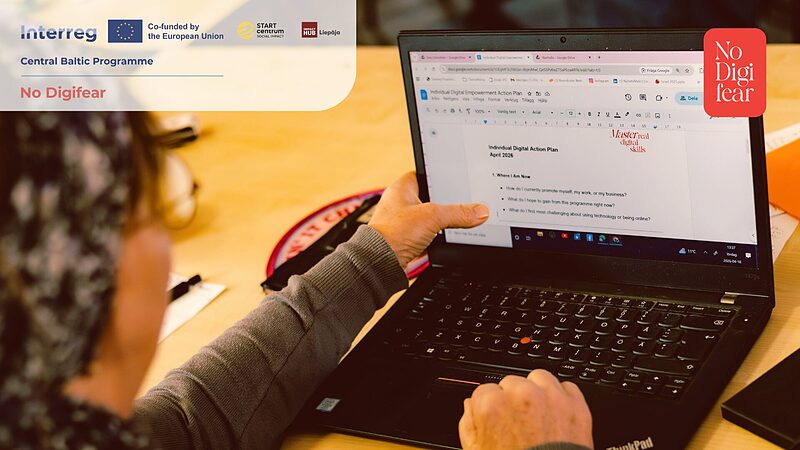 Projekts “No Digifear” noslēdzas ar lielu interesi par digitālo prasmju apguvi