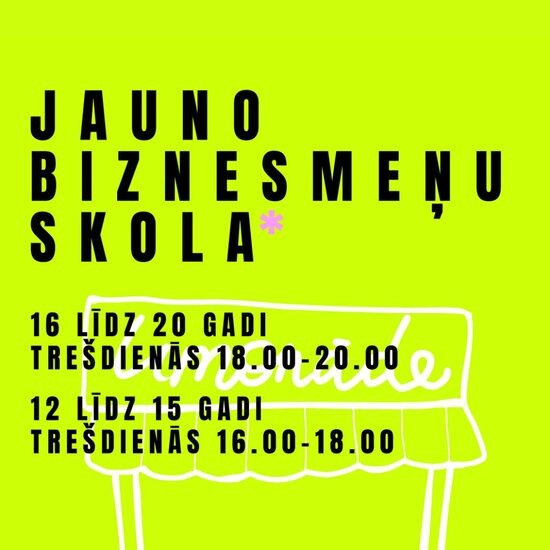 Jauno biznesmeņu skola (mēneša abonaments)