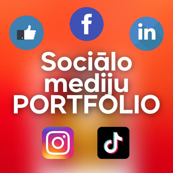 Apmācību cikls "Sociālo mediju PORTFOLIO"